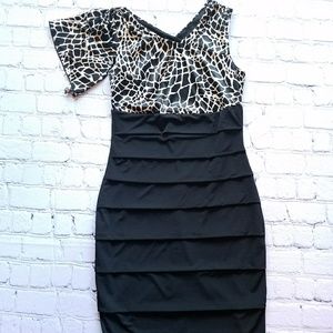 En Focus Studio Fitted Dress Sz Large